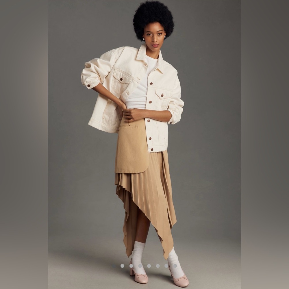 Anthropologie Weston Denim Boyfriend Jacket